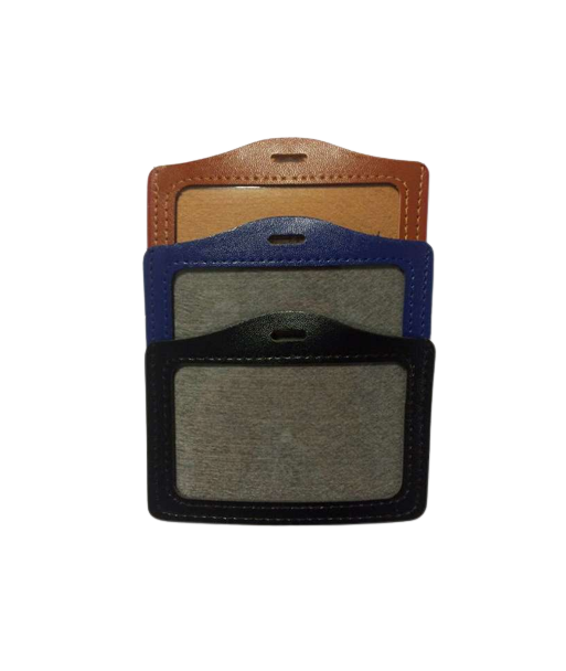 Porte badge et carte aspect cuir (ICA04145-3263)