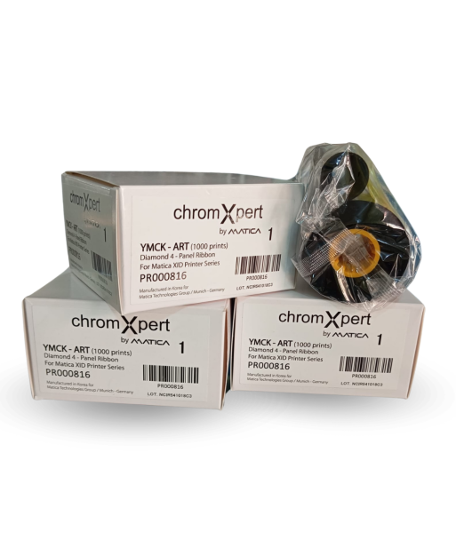 Ruban Couleur YMCK PR000816 pour imprimante  Matica XID 8300